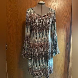 MSK long sleeve dress